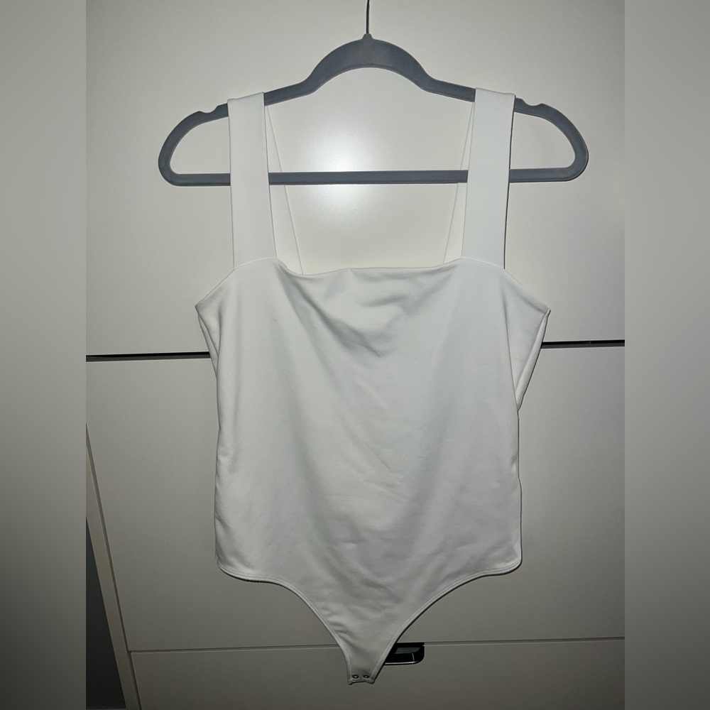 Abercrombie & Fitch Double Layered Seamless Fabric Squareneck Bodysuit - Size L